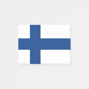 Flagga av Finland Postar-it® noterar Post-it Block
