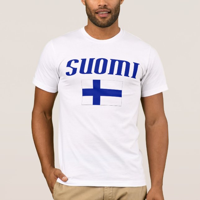 Flagga av Finland T Shirt (Framsida)