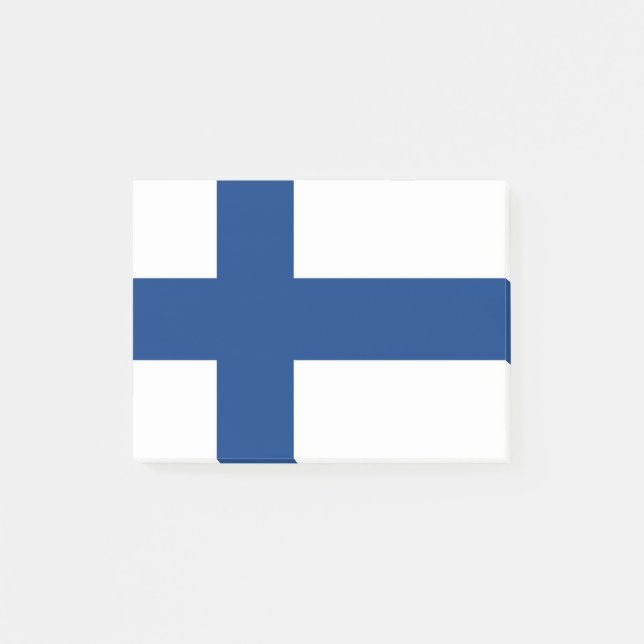 Flagga av Finlands Post-it® Notes Post-it Block (Framsida)