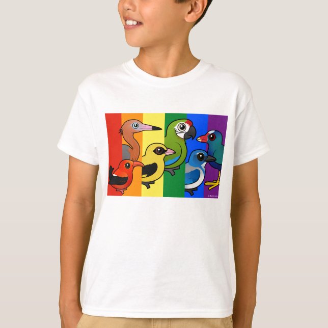 Flagga av födelbart Pride T Shirt (Framsida)