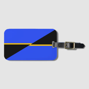 Flagga av Folsom, Kalifornien Bagagebricka