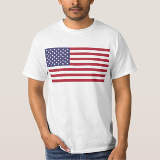 Flagga av Förenta staterna - amerikanUSA US flagga T-shirt