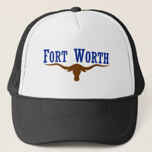 Flagga av Fort Worth Texas Truckerkeps