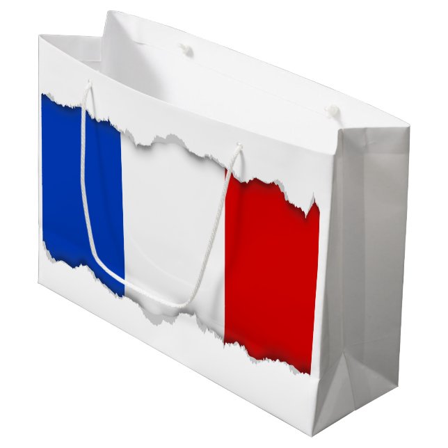 Flagga av Frankrike (Framsidan Vinklad)
