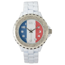 Flagga av Frankrike Armbandsur