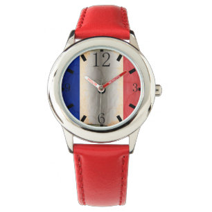 Flagga av Frankrike Armbandsur