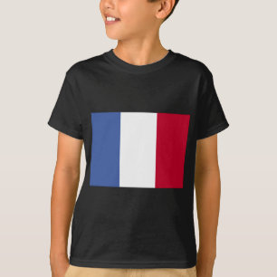 Flagga av Frankrike Barn Shirt Tee
