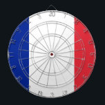 Flagga av Frankrike Darttavla<br><div class="desc">Flagga av Frankrike - Färg av blått,  vitt och rött.</div>