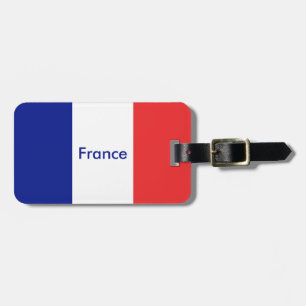 Flagga av Frankrike Fransk Tricolore Bagagebricka