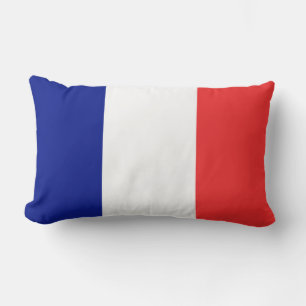 Flagga av Frankrike Fransk Tricolore Lumbarkudde