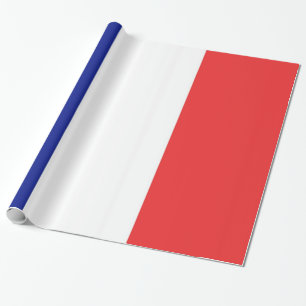 Flagga av Frankrike Fransk Tricolore Presentpapper