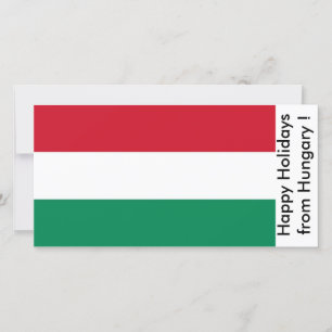 Flagga av Frankrike, Glad helg från Ungern Julkort