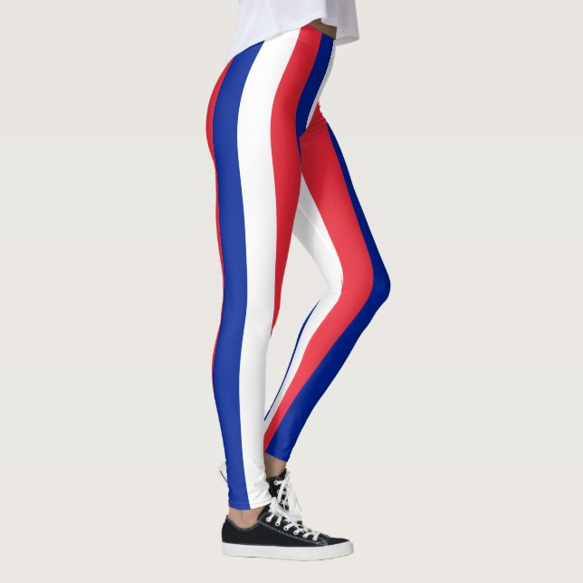 Flagga av Frankrike Leggings (Höger)