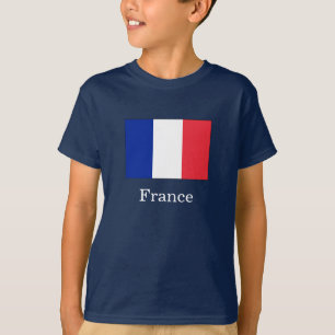 Flagga av Frankrike T Shirt