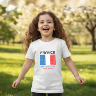 Flagga av Frankrike T Shirt