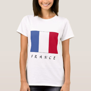 Flagga av Frankrike Women's Shirt Tröja