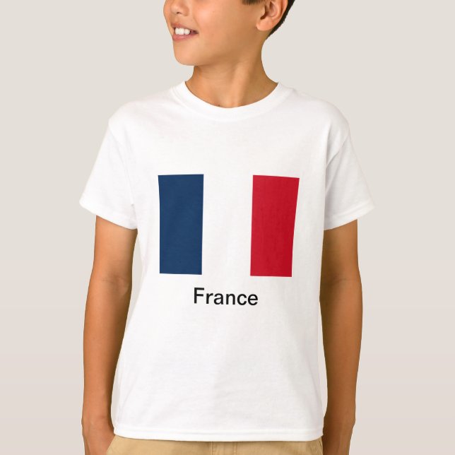 Flagga av frankriken tee shirt (Framsida)