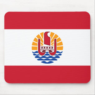 Flagga av Fransk Polynesia Mousepad Musmatta