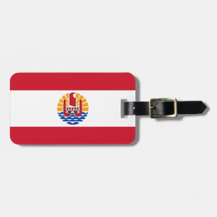 Flagga av Fransk Polynesien Bagagebricka