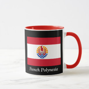 Flagga av franska Polynesia Mugg