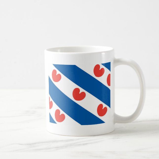 Flagga av Friesland Kaffemugg (Höger)