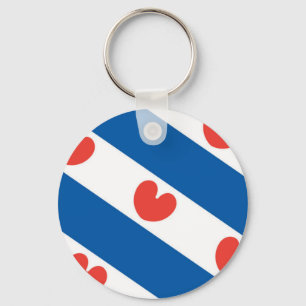 Flagga av Friesland Nyckelring