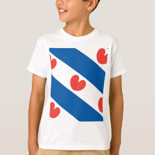Flagga av Friesland Tee Shirt