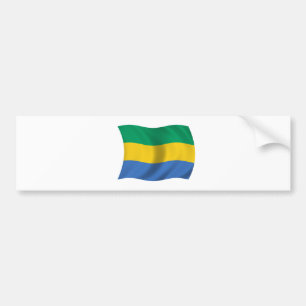 Flagga av Gabon Bildekal