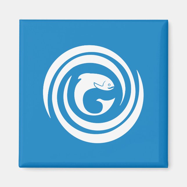 Flagga av gaeliska kanadensare magnet (Framsidan)