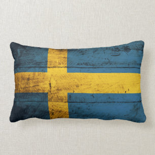 Flagga av gammal Sverige Lumbarkudde