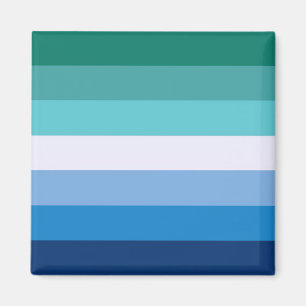 Flagga av Gay Manar (HBT-symbol) (Gay pride) (MLM) Magnet