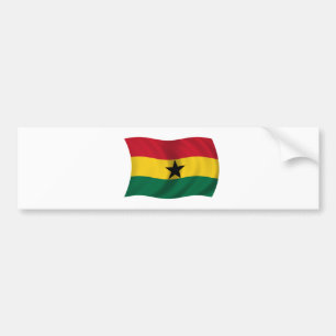 Flagga av Ghana Bildekal