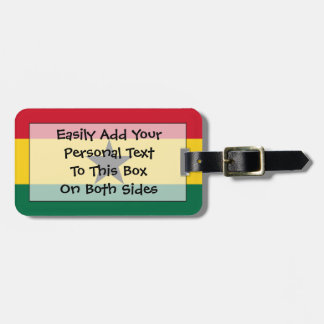 Flagga av Ghana Easy ID Personal Bagagebricka