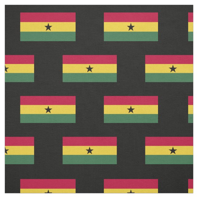 Flagga av Ghana Tyg (Provkarta)