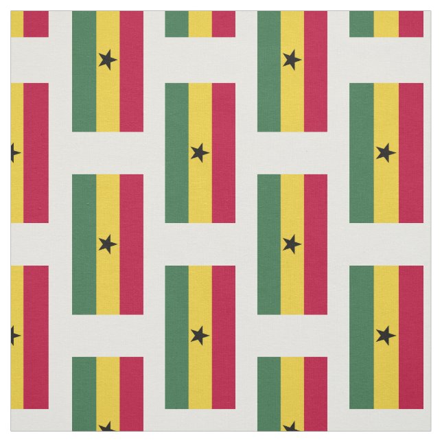 Flagga av Ghana Tyg (Provkarta)
