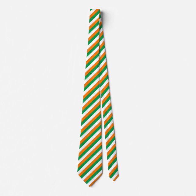 Flagga av görade randig Irland färger Slips (Framsida)