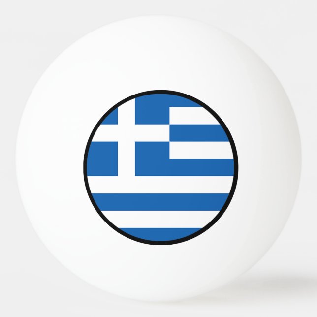 Flagga av Grekland, grek Pingisboll (Baksidan)