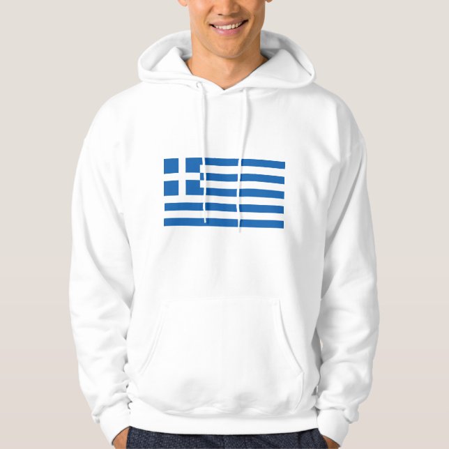 Flagga av Grekland Hoodie (Framsida)