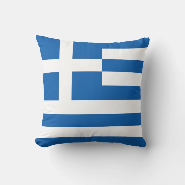 Flagga av Grekland Kudde (Framsida)