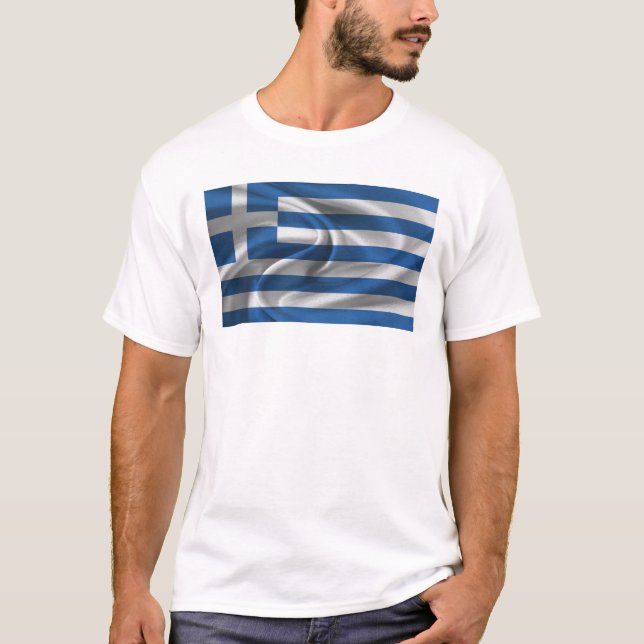 Flagga av Grekland T Shirt (Framsida)