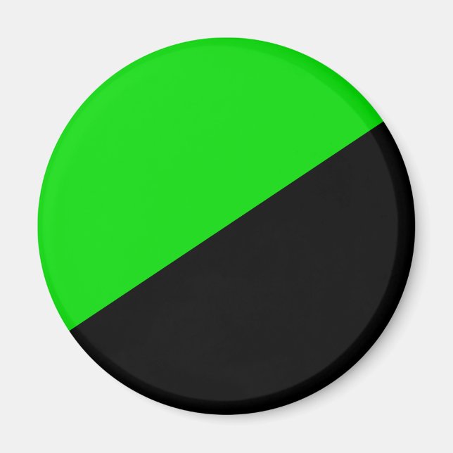 Flagga av Gröntens anarkism Magnet (Framsidan)