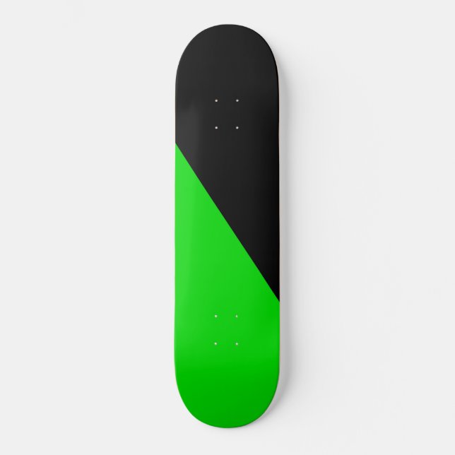Flagga av Gröntens anarkism Mini Skateboard Bräda 18,5 Cm (Framsida)