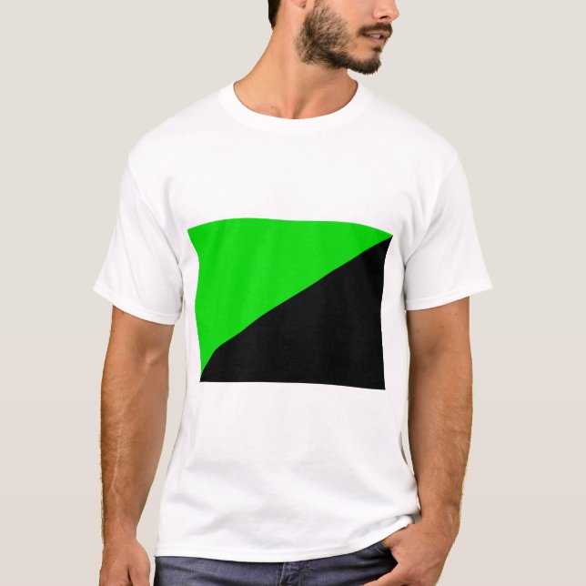 Flagga av Gröntens anarkism T Shirt (Framsida)