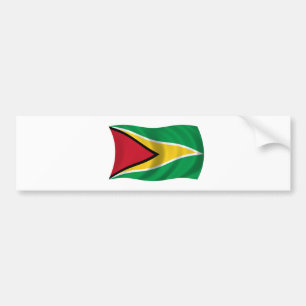 Flagga av Guyana Bildekal