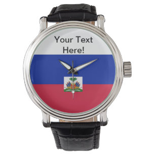 Flagga av Haiti Armbandsur