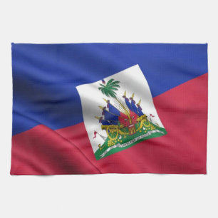 FLAGGA AV HAITI KÖKSHANDDUK