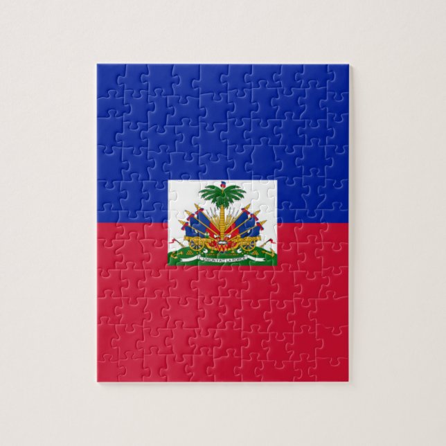 Flagga av Haiti Pussel (Vertikal)