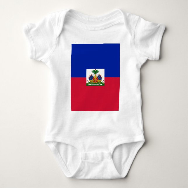 Flagga av Haiti Tee (Framsida)