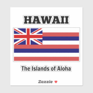 Flagga av Hawaii Klistermärken