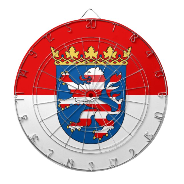 Flagga av Hesse Dartboard Darttavla (Framsidan)